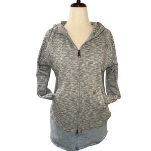 Carhartt Force Women's Relaxed Fit Full Zip Hoodie with Thumbholes Medium